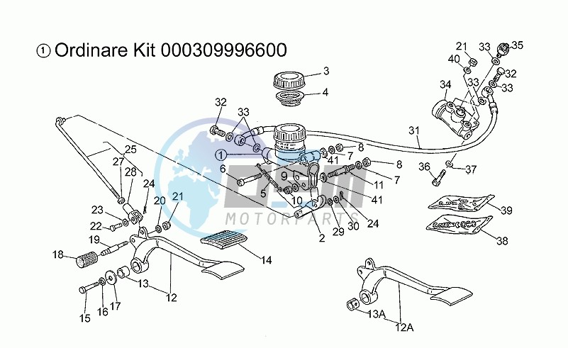 Rear brake m.cylinder II