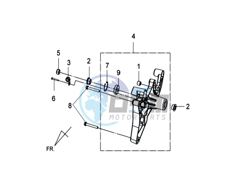 REAR FORK - REAR SUSPENSION