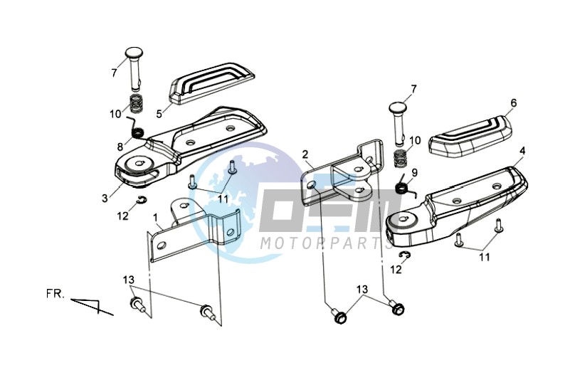 FOOTREST L / R