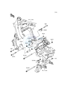 ER-6N ER650EFF XX (EU ME A(FRICA) drawing Engine Mount