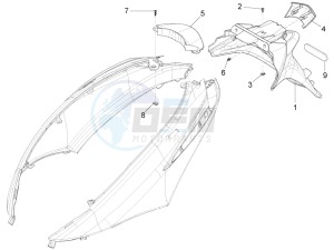 Fly 150 4t e2-e3 (Vietnam) Vietnam drawing Rear cover - Splash guard