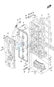 DF 150AS drawing Cylinder Head