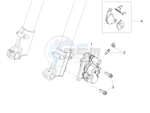 SMT 50 E4 DRIFTING (EMEA) drawing Front brake caliper