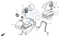 NH80MD drawing AIR CLEANER