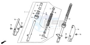 CRF50F drawing FRONT CUSHION