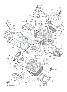 XVS950CU XV950 (1XC1) drawing CYLINDER HEAD