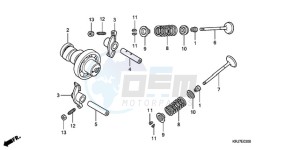 FES1259 UK - (E / MKH) drawing CAMSHAFT/VALVE