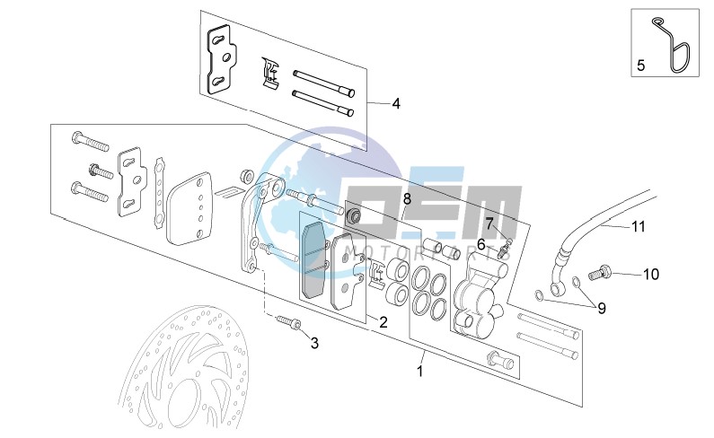 Front caliper