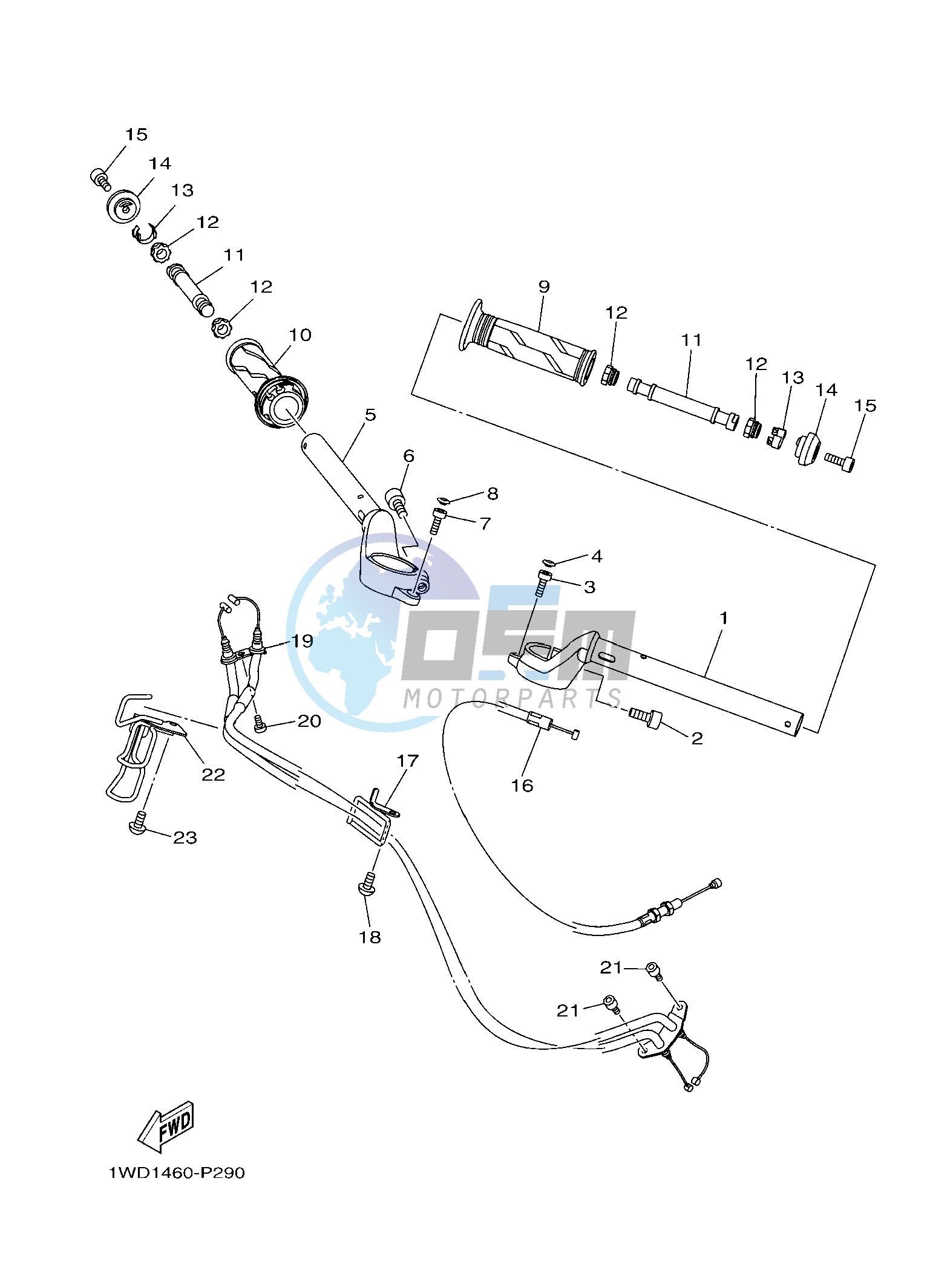 STEERING HANDLE & CABLE