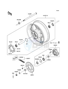 VERSYS_1000 KLZ1000ADF FR GB XX (EU ME A(FRICA) drawing Rear Hub