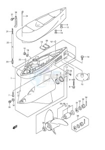 DF 300A drawing Gear Case