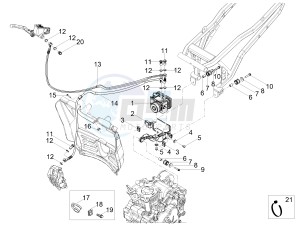 RS 125 4T E4 ABS EMEA EU drawing ABS Brake system