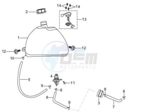 Oregon 250 drawing Fuel Tank