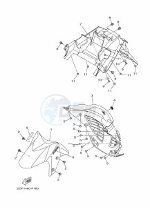 GPD150-A  (BV4C) drawing LEG SHIELD