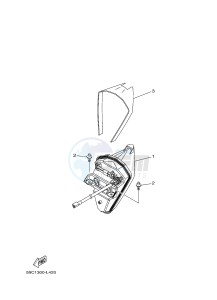 XP500A T-MAX 530 (59C9) drawing TAILLIGHT