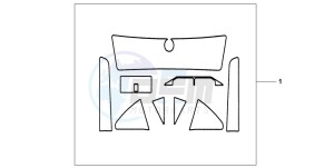 CN250 drawing WOODLIKE PANEL KIT