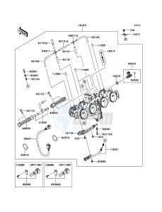 Z750R ABS ZR750PCF UF (UK FA) XX (EU ME A(FRICA) drawing Throttle