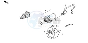 PK50 drawing STARTING MOTOR (PK50MS/SMS)