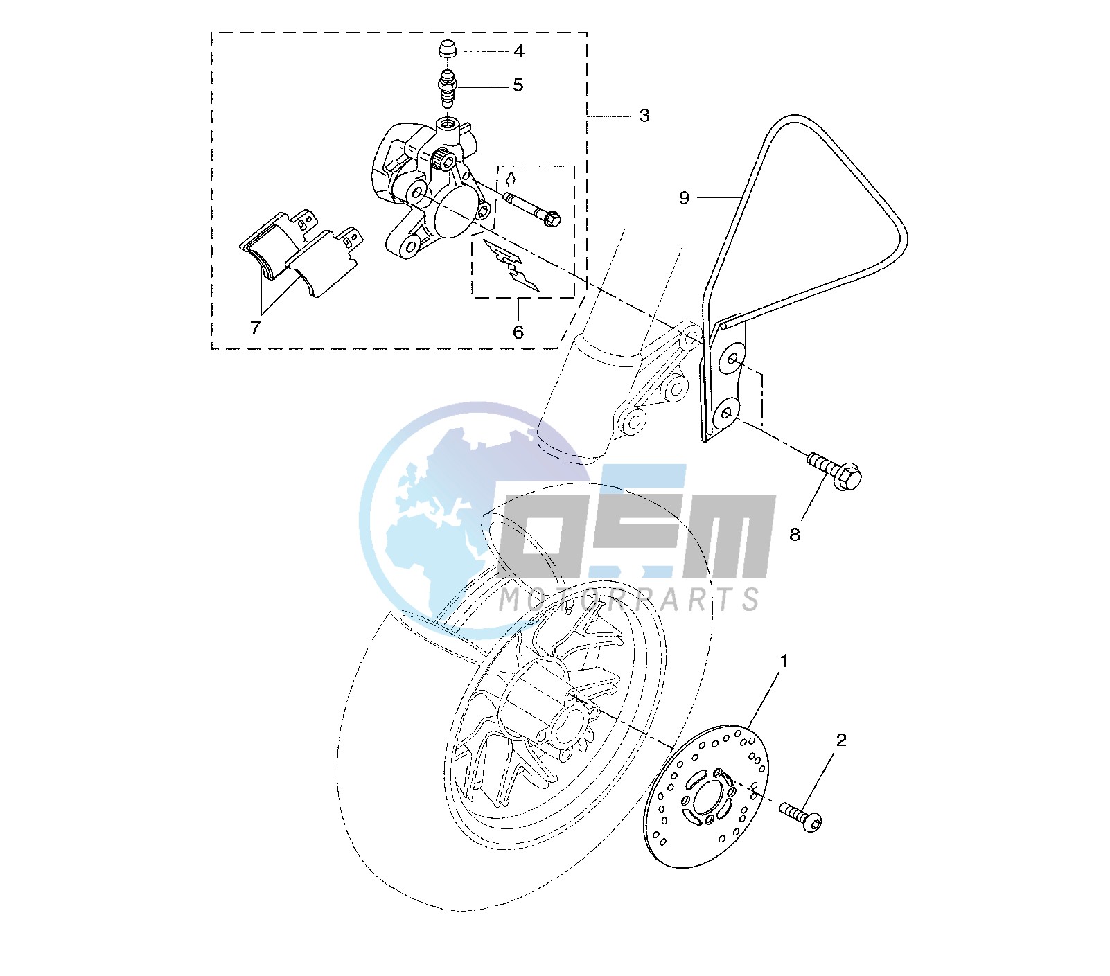 FRONT BRAKE CALIPER