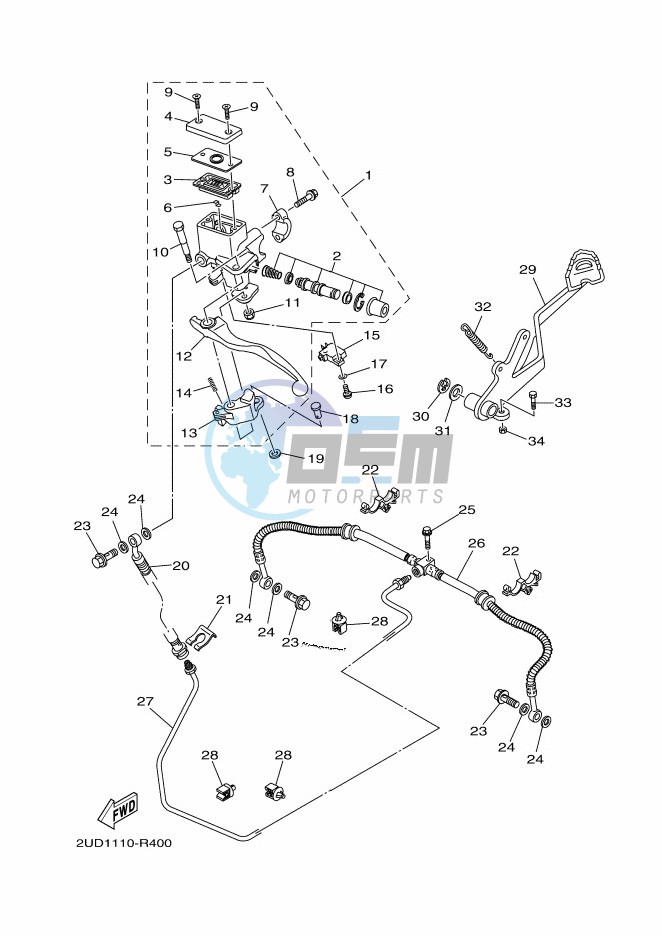 REAR MASTER CYLINDER