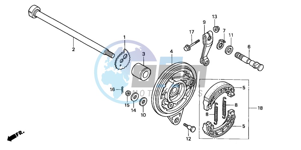 REAR BRAKE PANEL