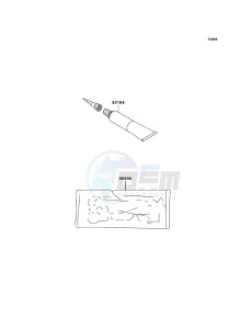 KFX50 KSF50A6F EU drawing Gasket Kit