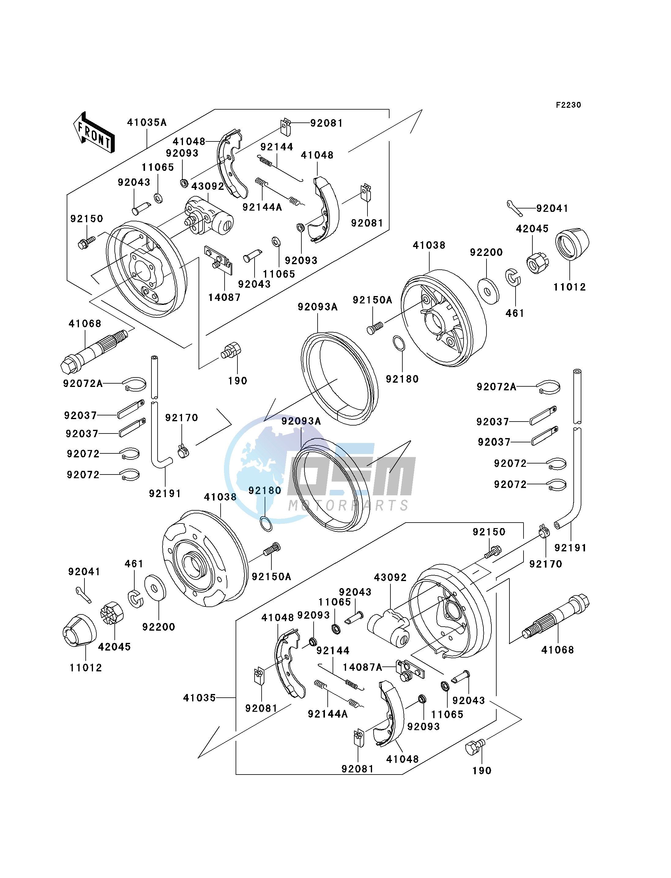 FRONT HUBS_BRAKES