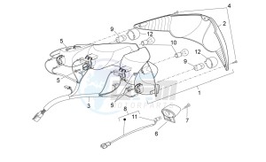 Sport City Street 125 4t 4v e3 drawing Taillight