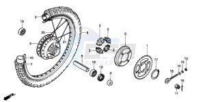 CT110 drawing REAR WHEEL (1)