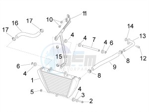 RSV4 1000 Racing Factory L.E. USA-CND (NAFTA) drawing Oil radiator