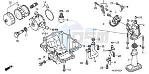 CBR600RR9 Europe Direct - (ED / MK) drawing OIL PAN/OIL PUMP