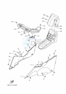 YXZ1000E YXZ1000R (B5J9) drawing SIDE COVER 2