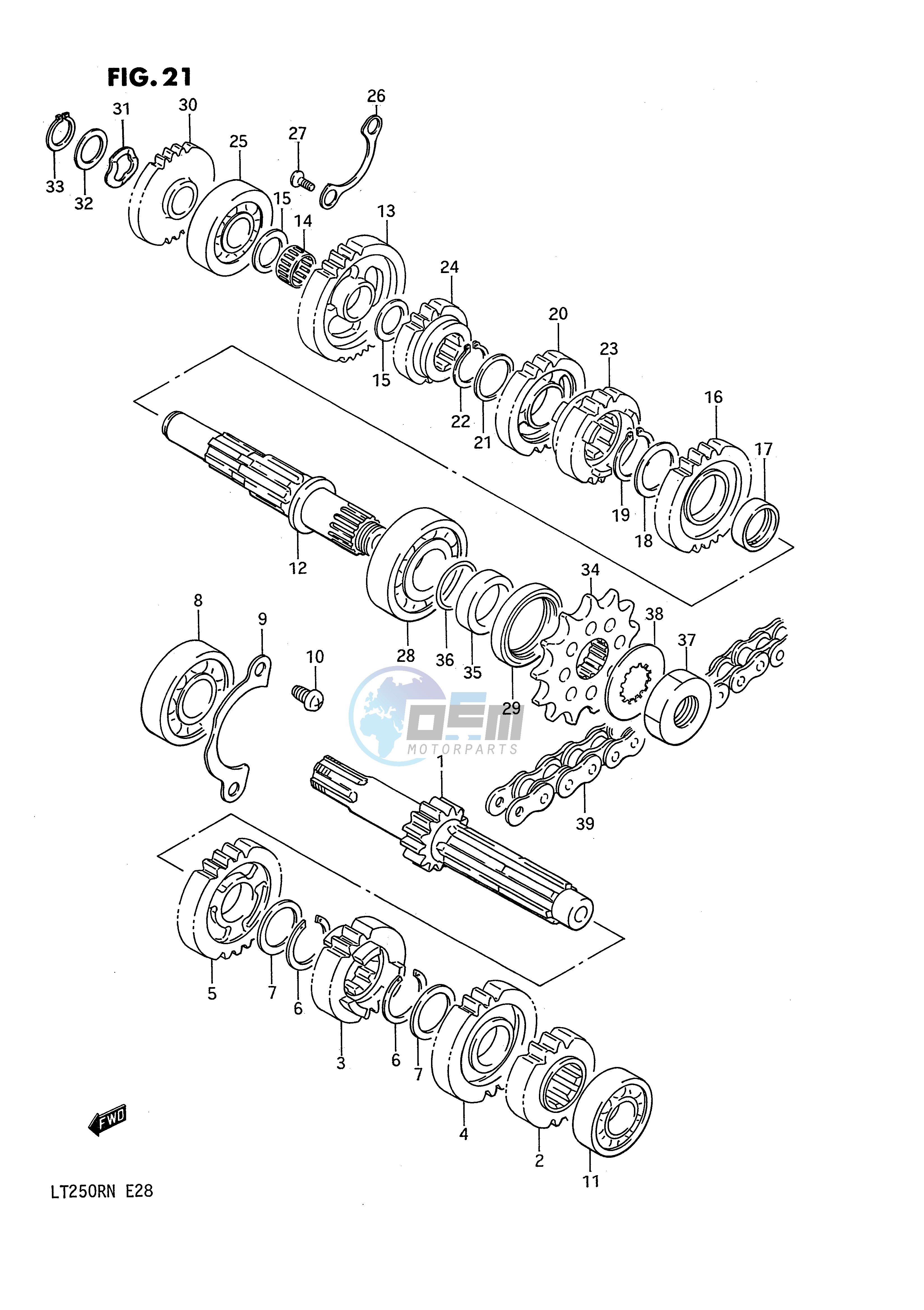 TRANSMISSION (MODEL F G)