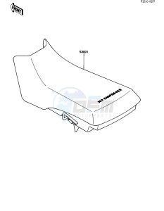 KLF 300 A [BAYOU 300] (A1) [BAYOU 300] drawing SEAT