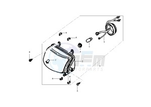 XC K CYGNUS R 125 drawing HEADLIGHT