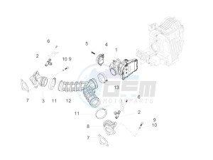 V9 Roamer 850 (EMEA) drawing Throttle body