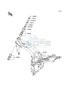 Z1000 ZR1000A6F FR GB XX (EU ME A(FRICA) drawing Frame