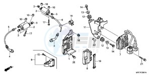 XL700VAB TRANSALP E drawing IGNITION COIL