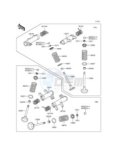 VULCAN 900 CLASSIC VN900BGF GB XX (EU ME A(FRICA) drawing Valve(s)