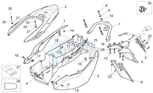 Pegaso Strada-Trail 650 ie drawing Rear Body