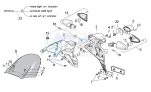 TUONO 1100 V4 FACTORY E4 SUPERPOLE ABS (EMEA-GSO) drawing Rear body II