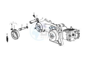 Liberty 125 drawing Brake shoe Rear