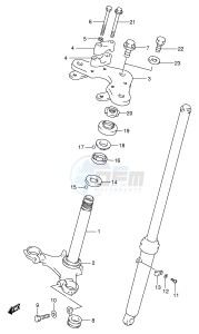 DS80 (E3-E28) drawing STEERING STEM