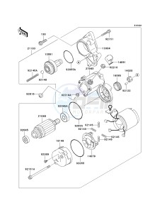 KAF 620 R [MULE 4010 TRANS4X4] (R9F-RAFA) RAF drawing STARTER MOTOR-- FD620DE485833 - - -