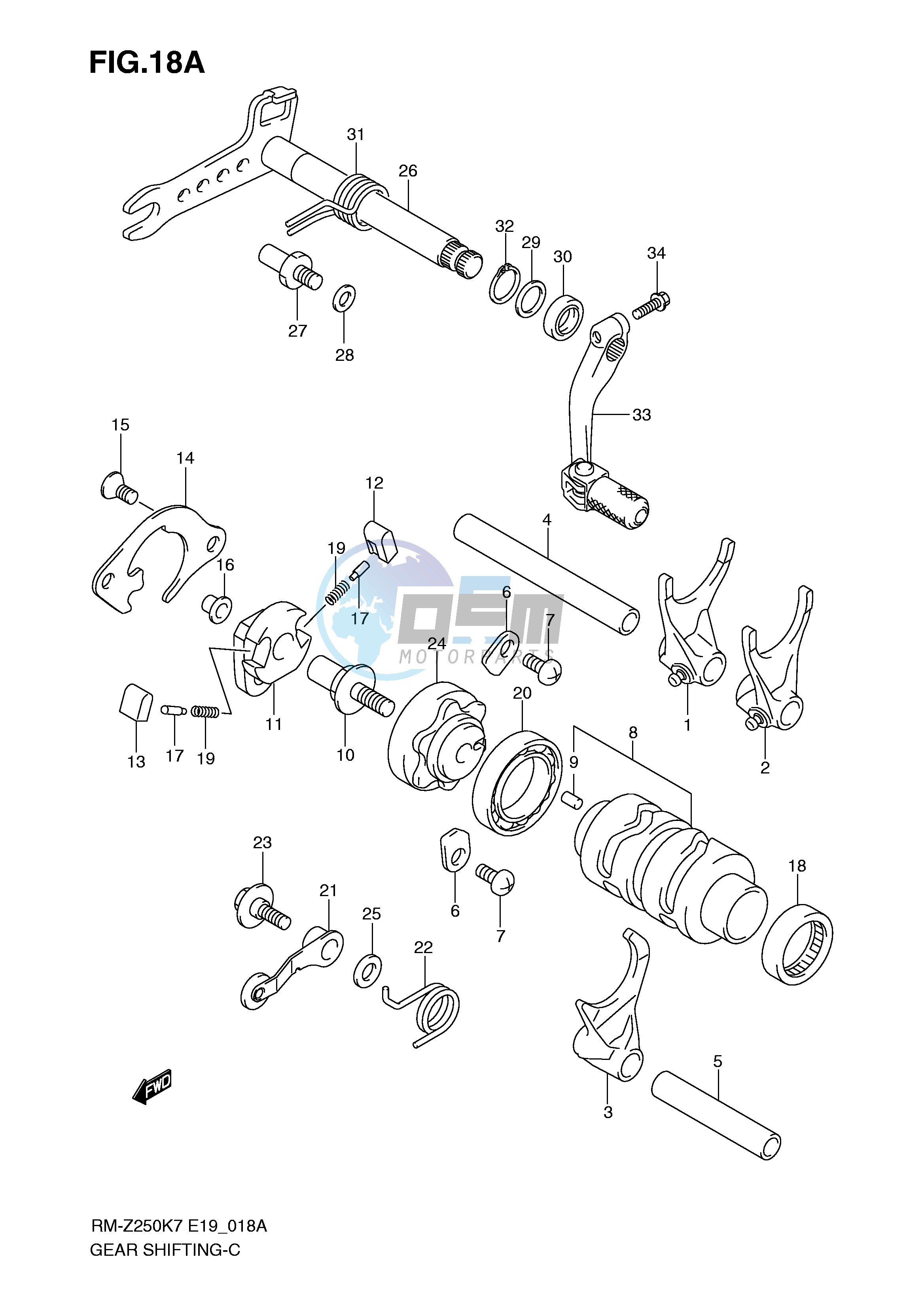 GEAR SHIFTING (MODEL K8 K9)