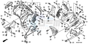 ST1300A9 Korea - (KO / ABS MME) drawing LOWER COWL