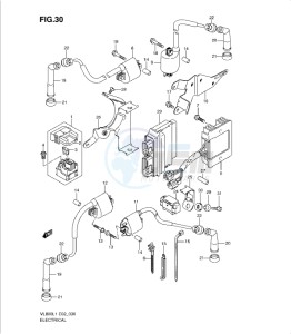 VL800 drawing ELECTRICAL (VL800L1 E24)