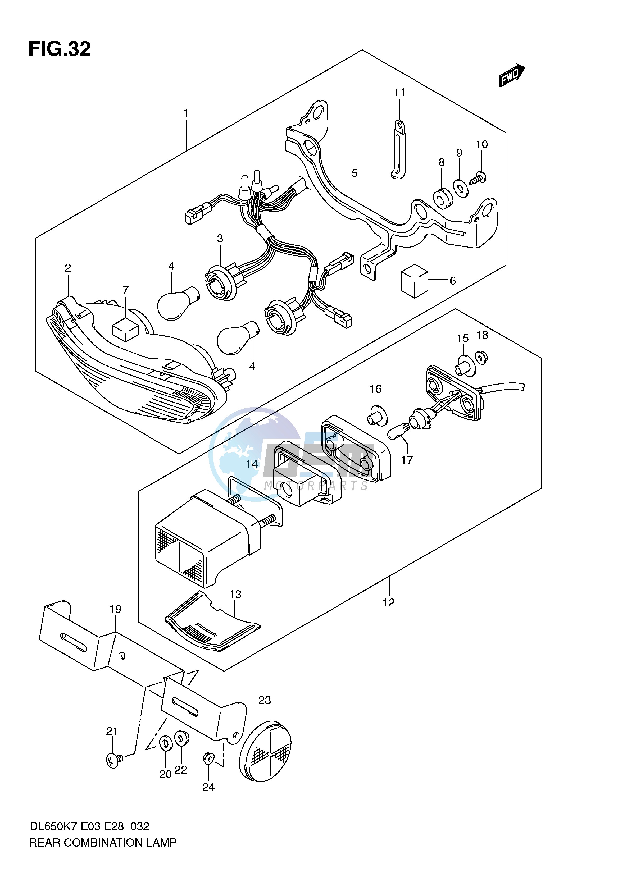 REAR COMBINATION LAMP