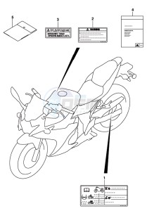 GSX-250RA drawing LABEL