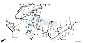 NSA700A9 France - (F / CMF MME) drawing SIDE COVER